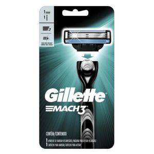 Aparelho de Barbear Gillette Mach3 1 unidade + 1 Carga