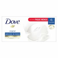 Sabonete em Barra Dove Original Branco 6 Unidades de 90g Cada