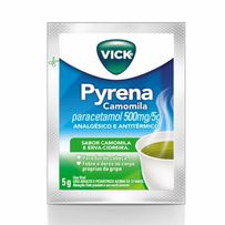 Chá para Gripe Vick Pyrena Sabor Camomila 500mg