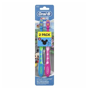 Escova Dental Infantil Oral-B Mickey 2 Unidades