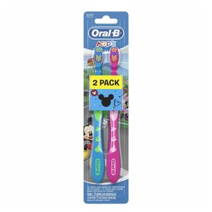 Escova Dental Infantil Oral-B Mickey 2 Unidades