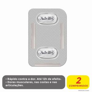 Advil 12h 600mg 2 Comprimidos