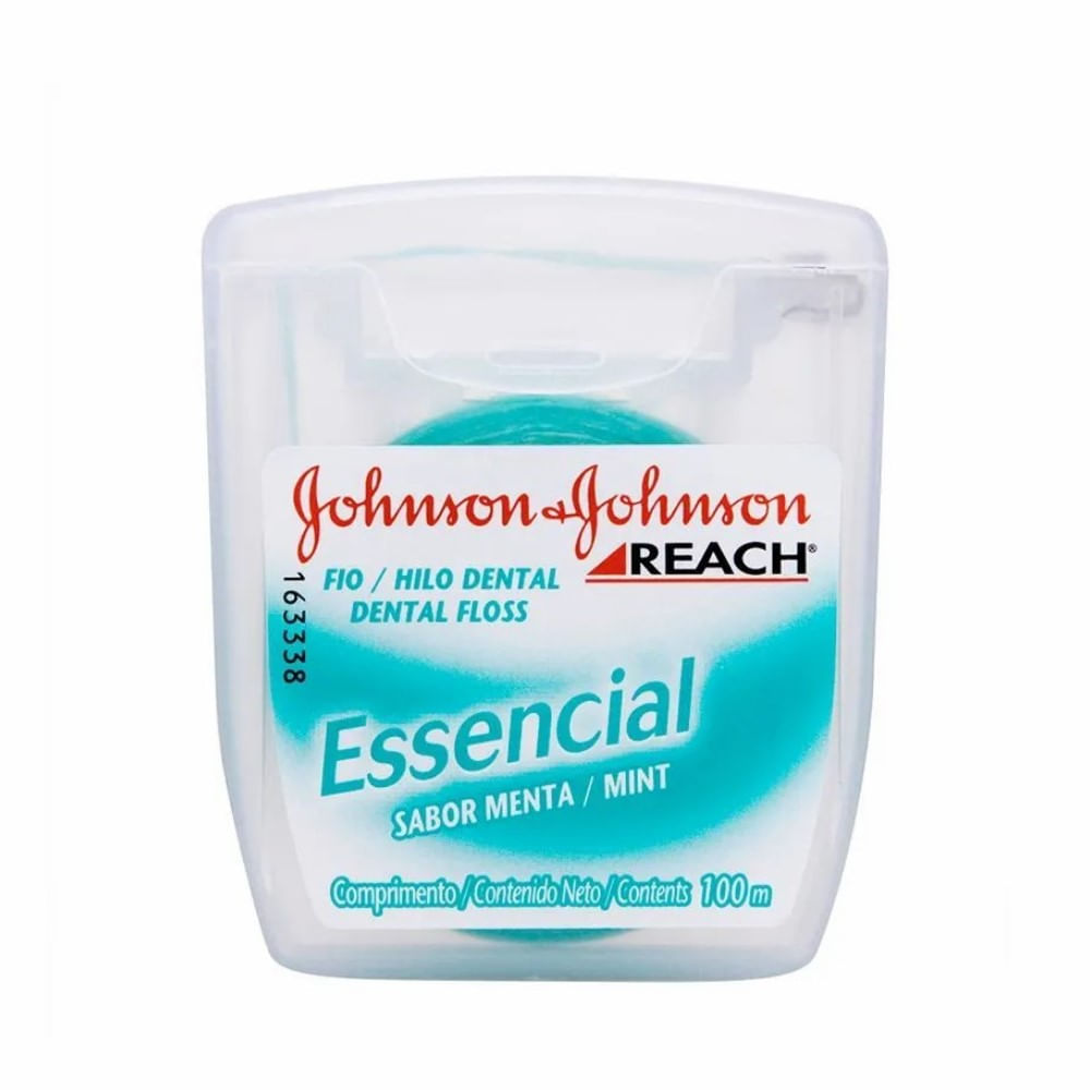 Fio Dental Johnsons Reach Essencial Sabor Menta 100 Metros Drogaria