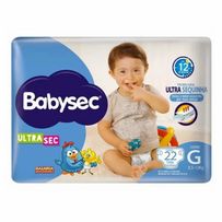 Fralda BabySec Galinha Pintadinha Ultra Sec G 22 unidades