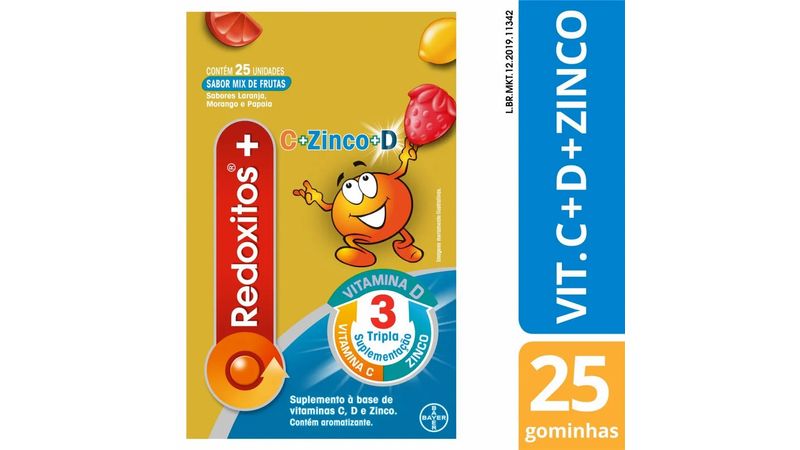 Redoxitos Vitamina C Infantil 25 Gomas - PanVel Farmácias