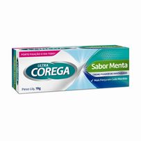 Creme Fixador De Dentadura Ultra Corega Menta 19g