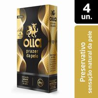 Preservativo Olla Prazer Da Pele 4 Unidades