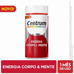 Suplemento Alimentar Centrum Energia Corpo & Mente 60 Cápsulas Moles