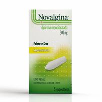 Analgésico e Antitérmico Novalgina 300mg 5 Supositórios