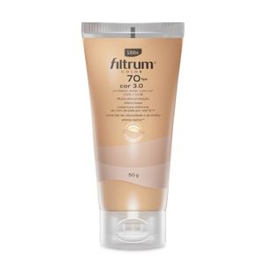 Protetor Solar Facial Libbs Filtrum Color FPS70 Cor 3.0 50g