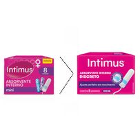 Absorvente Interno Intimus Discreto Mini 8 Unidades