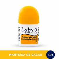 Protetor Solar Labial Com Manteiga De Cacau Laby FPS8 3,2g