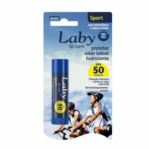 Protetor Solar Labial Hidratante Bravir Laby Sport FPS-50 4,5g