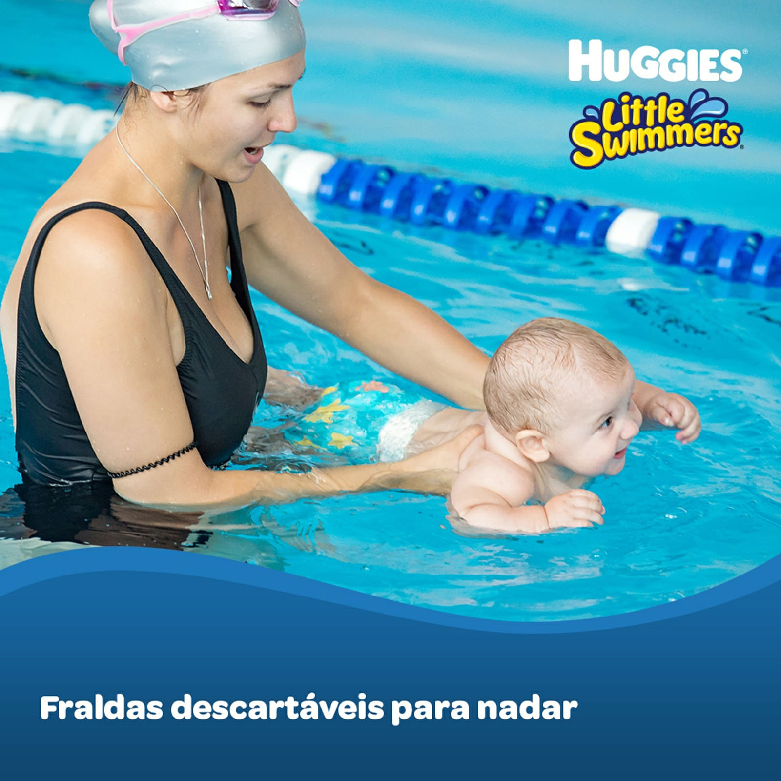 Fraldas Descartáveis Para Água Pampers Splashers Baby Shark M-G 11 Unidades  - Drogaria Venancio