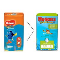 Fralda Huggies Little Swimmers Tamanho P/M 11 Unidades