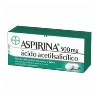 Aspirina 500mg Bayer 20 comprimidos
