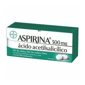Aspirina 500mg Bayer 20 comprimidos