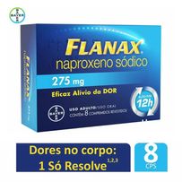 Flanax 275mg Bayer 8 Comprimidos