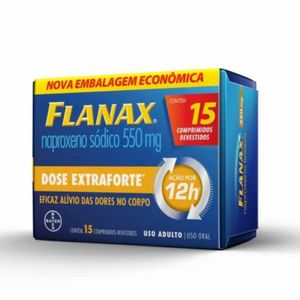Flanax 550mg Bayer Dose Extraforte 15 Comprimidos