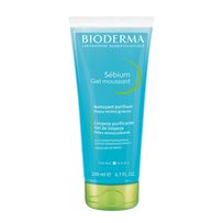 Gel De Limpeza Bioderma Sébium Gel Moussant Antioleosidade De Alta Tolerância 200ml