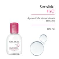 Água Micelar H2o Bioderma Sensibio Dermatológica Calmante Para Peles Normais a Sensíveis 100ml