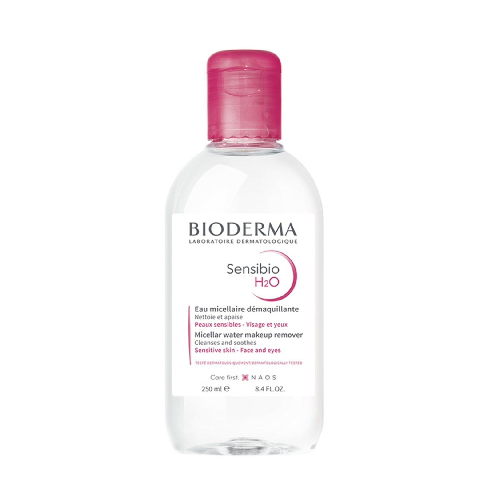 Água Micelar Bioderma Sensibio H2o Dermatológica Calmante Para Peles Normais A Sensíveis 250ml
