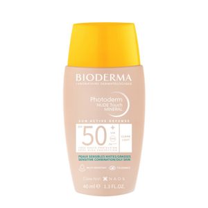 Protetor Solar Bioderma Photoderm Nude Touch Fps50+ Claro Para Pele Oleosa 40ml