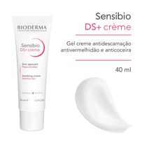 Gel Creme Antidescamação E Antivermelhidão Bioderma Sensibio Ds+ Para Peles Sensíveis 40ml