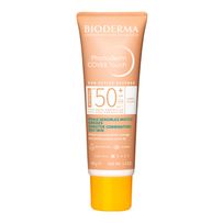 Protetor Solar Mineral Bioderma Photoderm Cover Touch FPS 50+ Para Pele Oleosa Cor Dourada 40ml