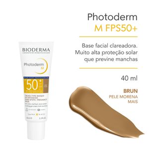 Protetor Solar Bioderma Photoderm M Brun Brown Fps50 40ml