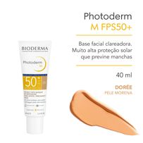 Protetor Solar Bioderma Photoderm M Dorée Golden Fps50 40ml