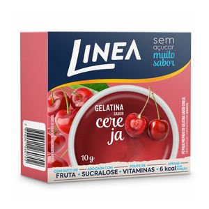 Gelatina Linea sucralose Cereja 10g