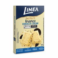 Chocolate Linea Branco Cookies Cream Zero Açúcar 30g