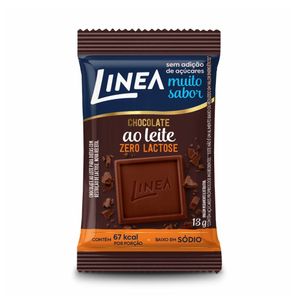 Mini Chocolate Ao Leite Linea Zero Lactose 13g