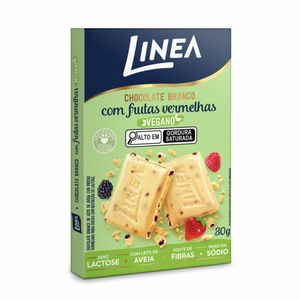 Chocolate Linea Branco Vegano Com Frutas Vermelhas 30g