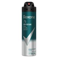 Desodorante Antitranspirante Rexona Masculino Sem Perfume 72 horas 150ml