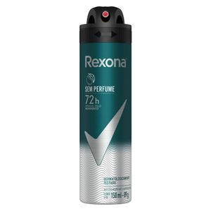 Desodorante Antitranspirante Rexona Masculino Sem Perfume 72 horas 150ml