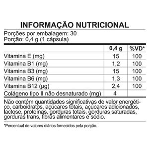 Colágeno Sanavita Tipo II 30 cápsulas