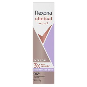 Desodorante Antitranspirante Rexona Feminino Clinical Extra Dry 150ml