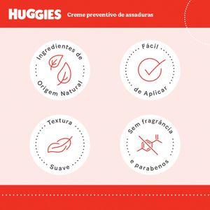Creme De Assaduras Huggies Puro e Natural 80g