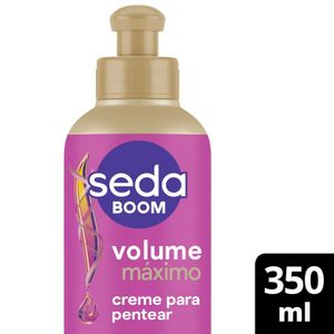 Creme Para Pentear Seda Boom Volume Máximo 350ml