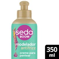 Creme Para Pentear Seda Boom Modelador Antifrizz 350ml