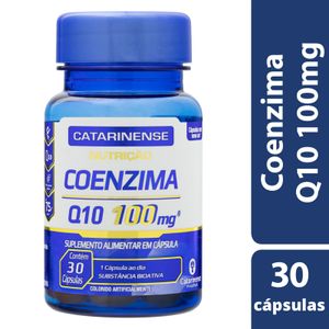 Coenzima Q10 100MG Catarinense Nutrição 30 Cápsulas