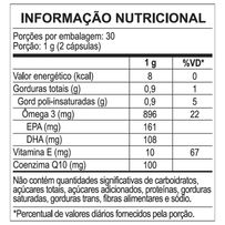 Coenzima Q10 Com Ômega 3Tg  + Vitamina E Sanavita 60 Cápsulas