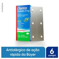 Claritin 10 Mg Bayer 6 Comprimidos