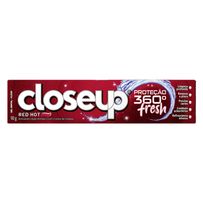 Creme Dental Em Gel Closeup Proteção 360º Fresh Red Hot 90g