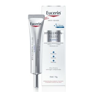 Creme Facial Eucerin Hyaluron - Filler Anti-Idade Contorno Dos Olhos FPS15 15ml