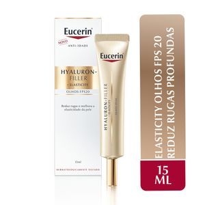 Creme Facial Eucerin Hyaluron-Filler Elasticity Anti-Idade Contorno Dos Olhos Fps15 15ml