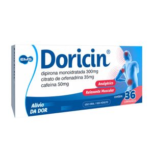 Doricin 50mg+35mg+300mg 36 Comprimidos