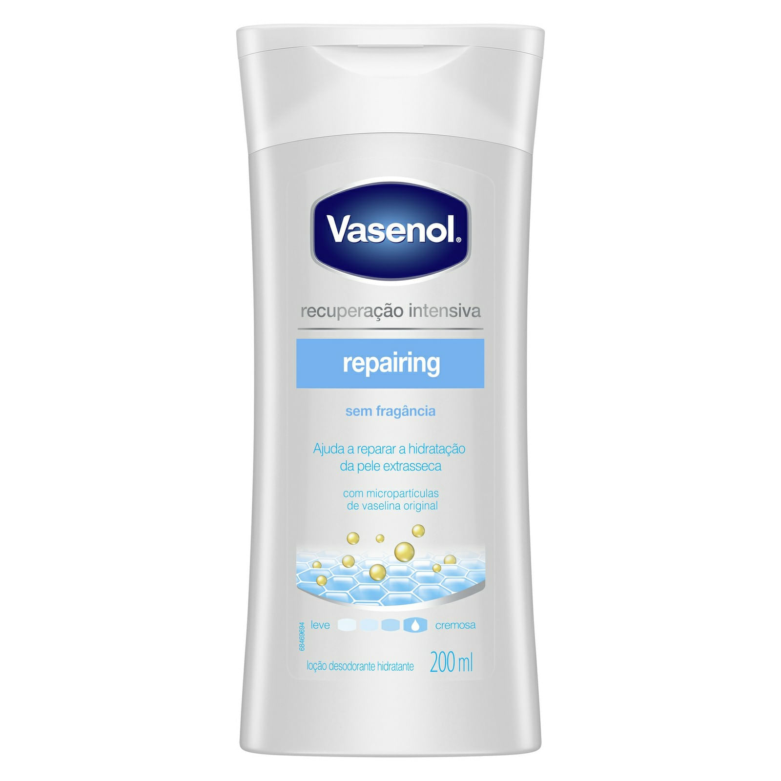 Loção Desodorante Hidratante Vasenol Recuperação Intensiva Repairing 200ml